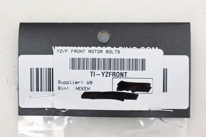 Warp 9 Racing TI-YZFRONT YZF Titanium Front Brake Rotor Bolt Kit NOS