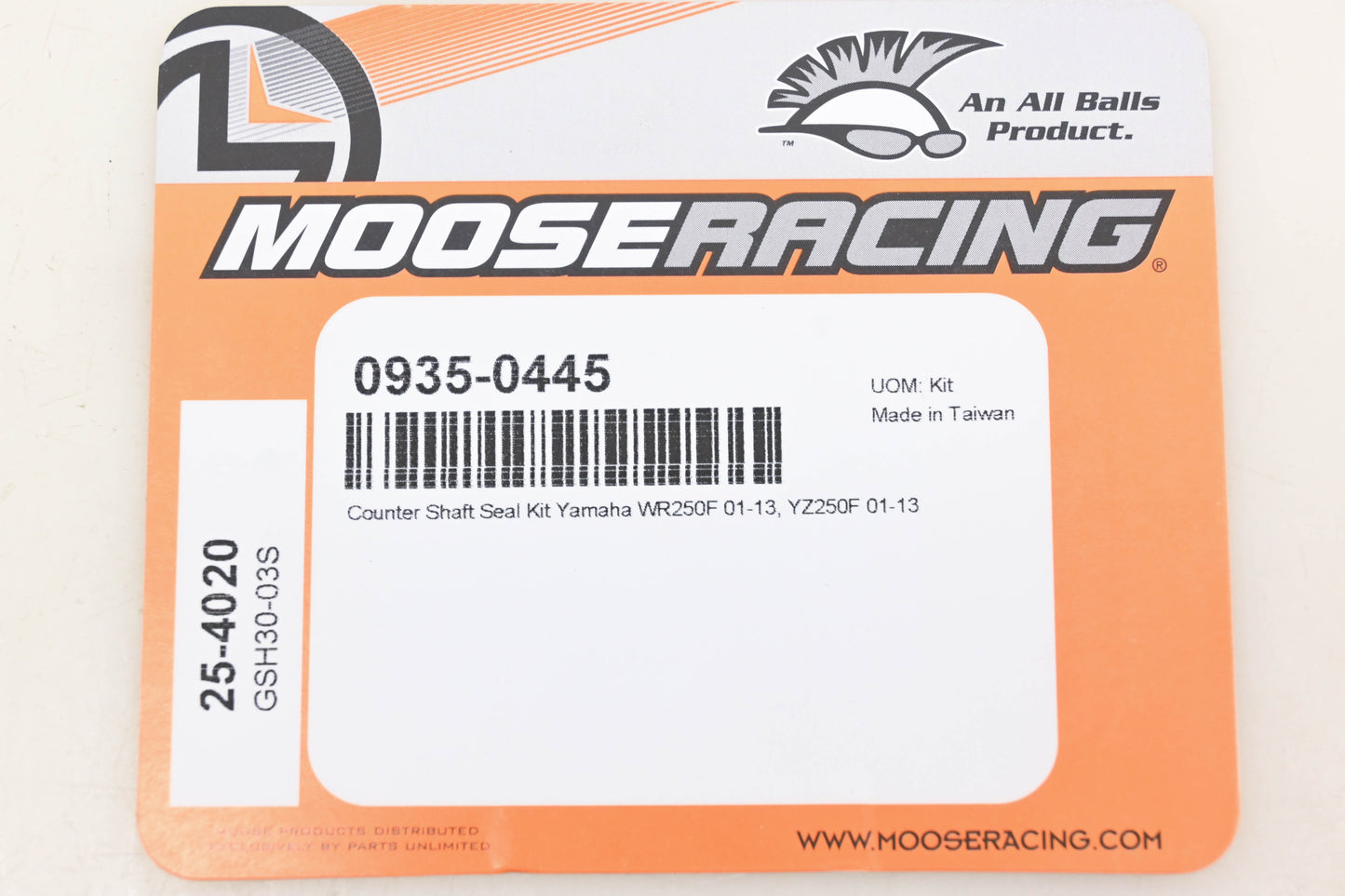 Moose Racing 0935-0445, 25-4020 Countershaft Seal Kit NOS