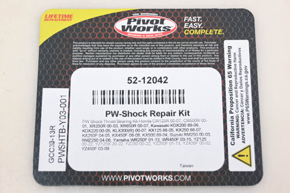 Pivot Works 52-12042, PWSHTB-Y03-001 Shock Thrust Bearing Kit NOS