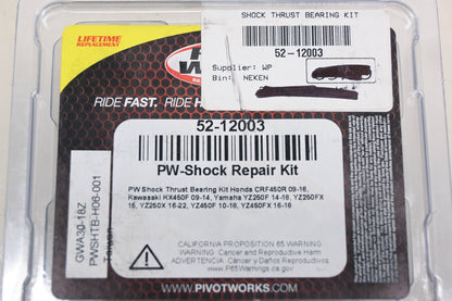 Pivot Works 52-12003, PWSHTB-H03-001 Shock Thrust Bearing Kit NOS