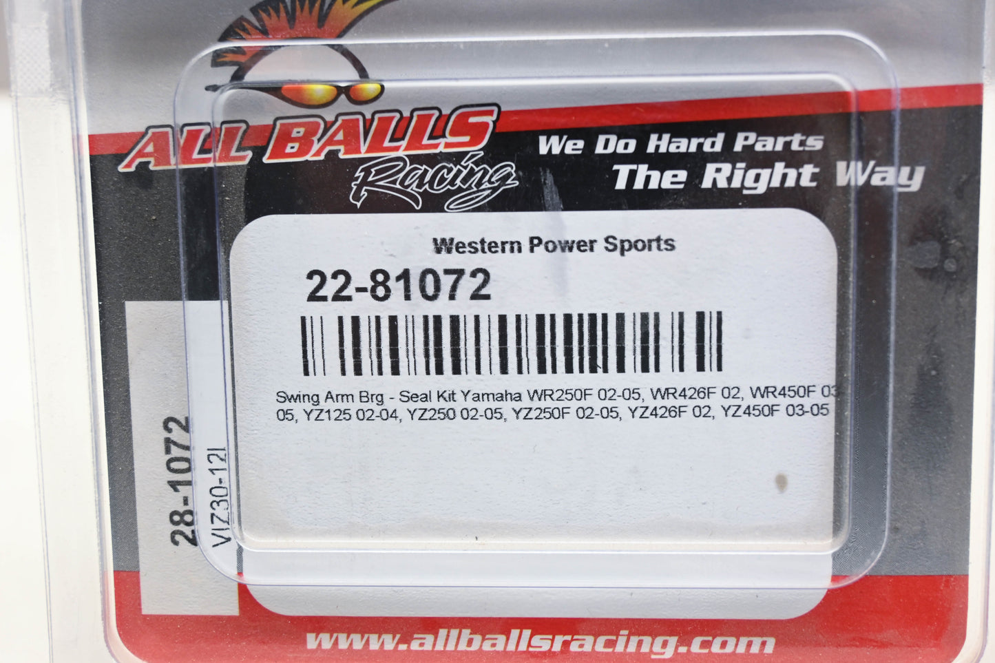 All Balls 22-81072, 28-1072 Swingarm Bearing & Seal Kit NOS