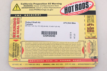 Hot Rods OSK0040, 421-5040 Countershaft Seal Kit NOS