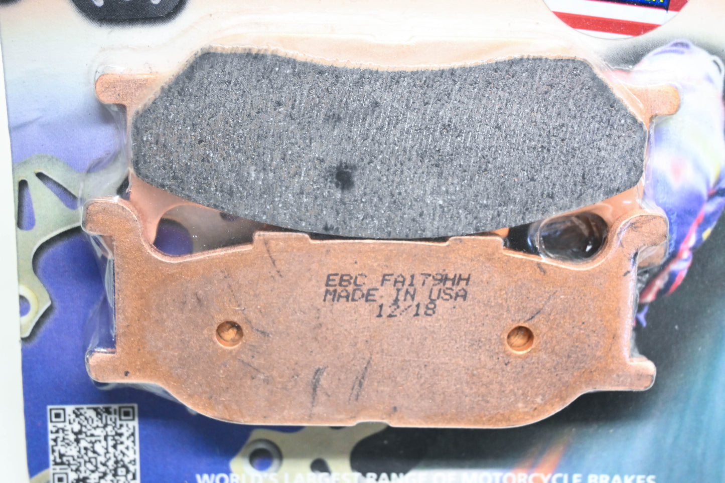 EBC FA179HH, 15-179H Double H Sintered Brake Pad Kit NOS