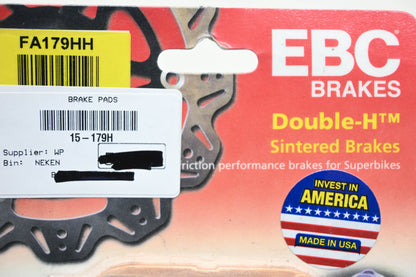 EBC FA179HH, 15-179H Double H Sintered Brake Pad Kit NOS