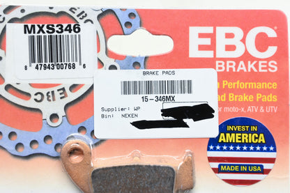 EBC MXS346, 15-346MX Brake Pad Kit NOS