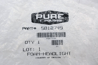 New OEM Polaris 5812749 Headlight Foam Seal Strip NOS