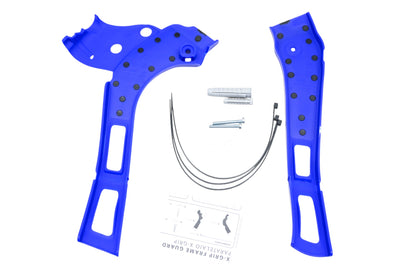 Acerbis 2464741034, 24647-41034, 0021669.040 Blue/Black X-Grip Frame Guard Kit NOS