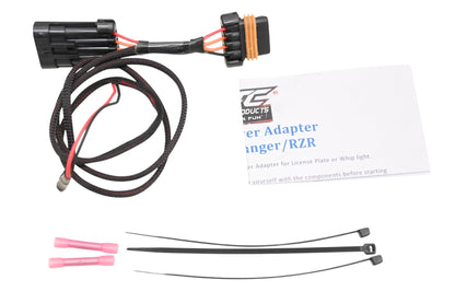 XTC POL-4H-OUT, 630-0212 Plug N Play Power Out License Plate Harness Kit NOS