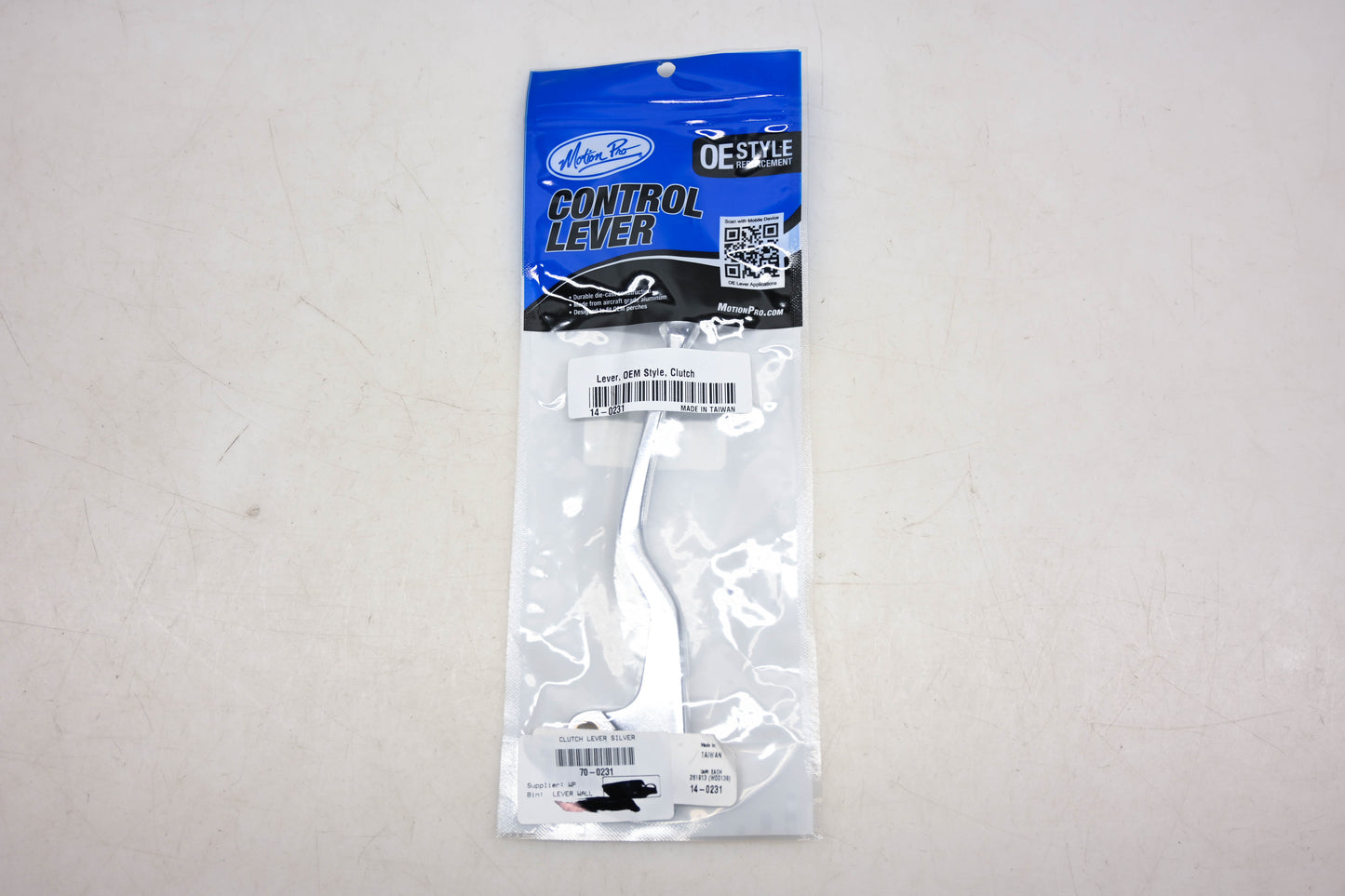 Motion Pro 14-0231, 70-0231 Silver Clutch Lever NOS