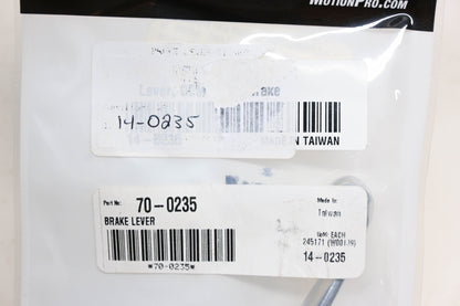Motion Pro 14-0235, 70-0235 Silver Brake Lever NOS