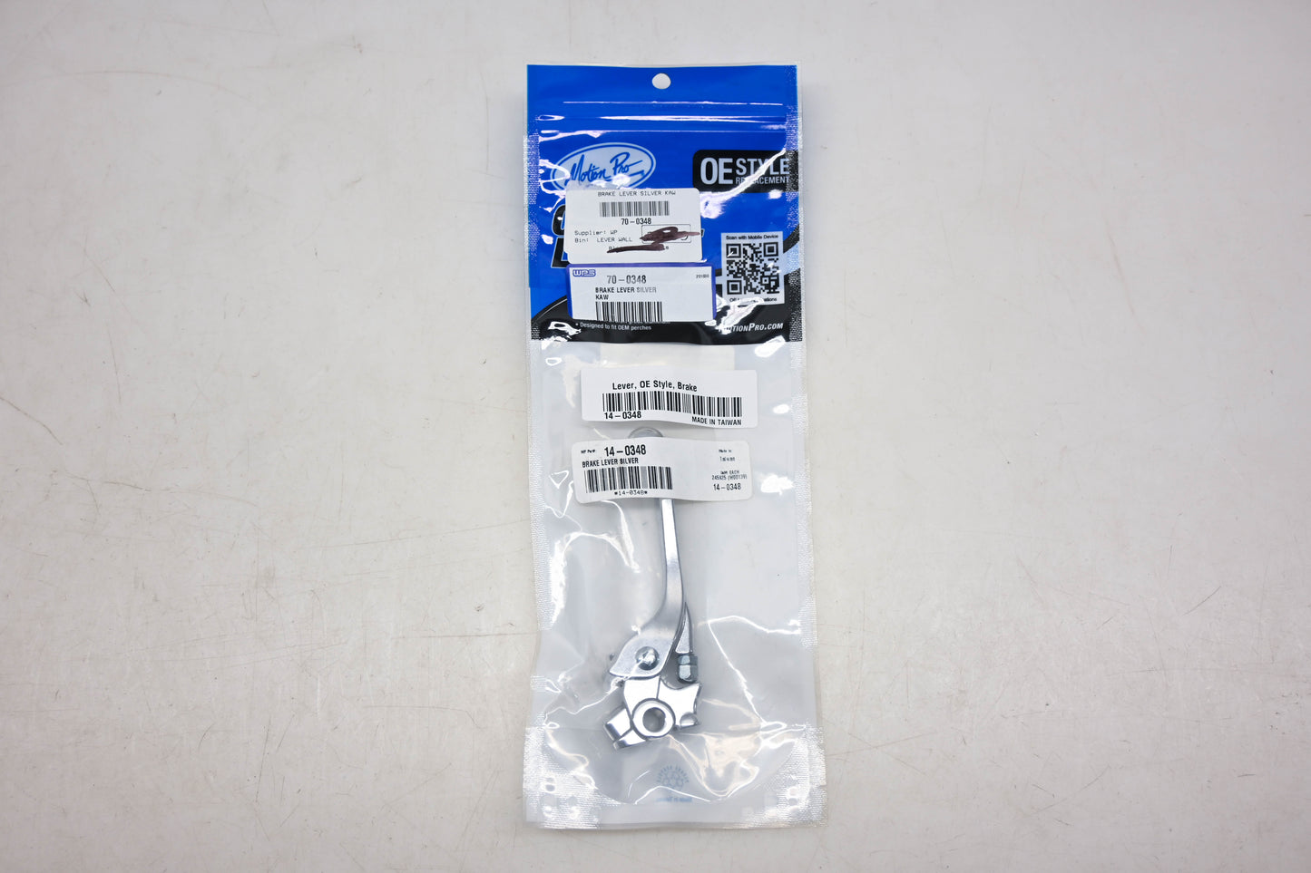 Motion Pro 14-0348, 70-0348 Silver Brake Lever NOS