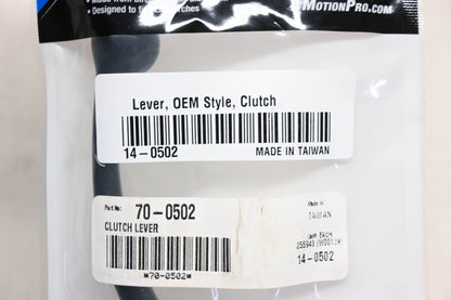 Motion Pro 14-0502, 70-0502 Black Clutch Lever NOS
