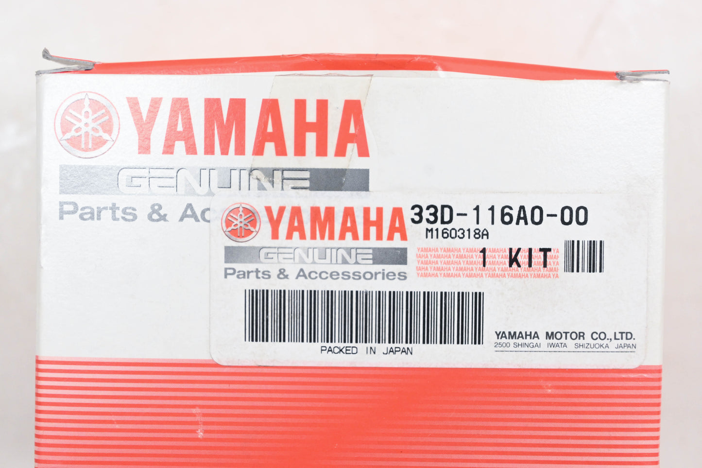 New OEM Yamaha 33D-116A0-00-00 Piston Kit NOS