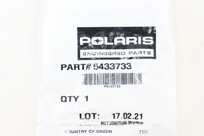 New OEM Polaris 5433733 Ignition Switch Nut NOS