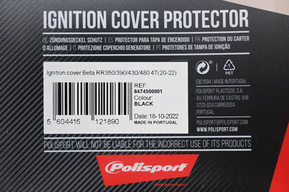 Polisport 8474500001, 64-847451 Black Clutch Cover Protector NOS