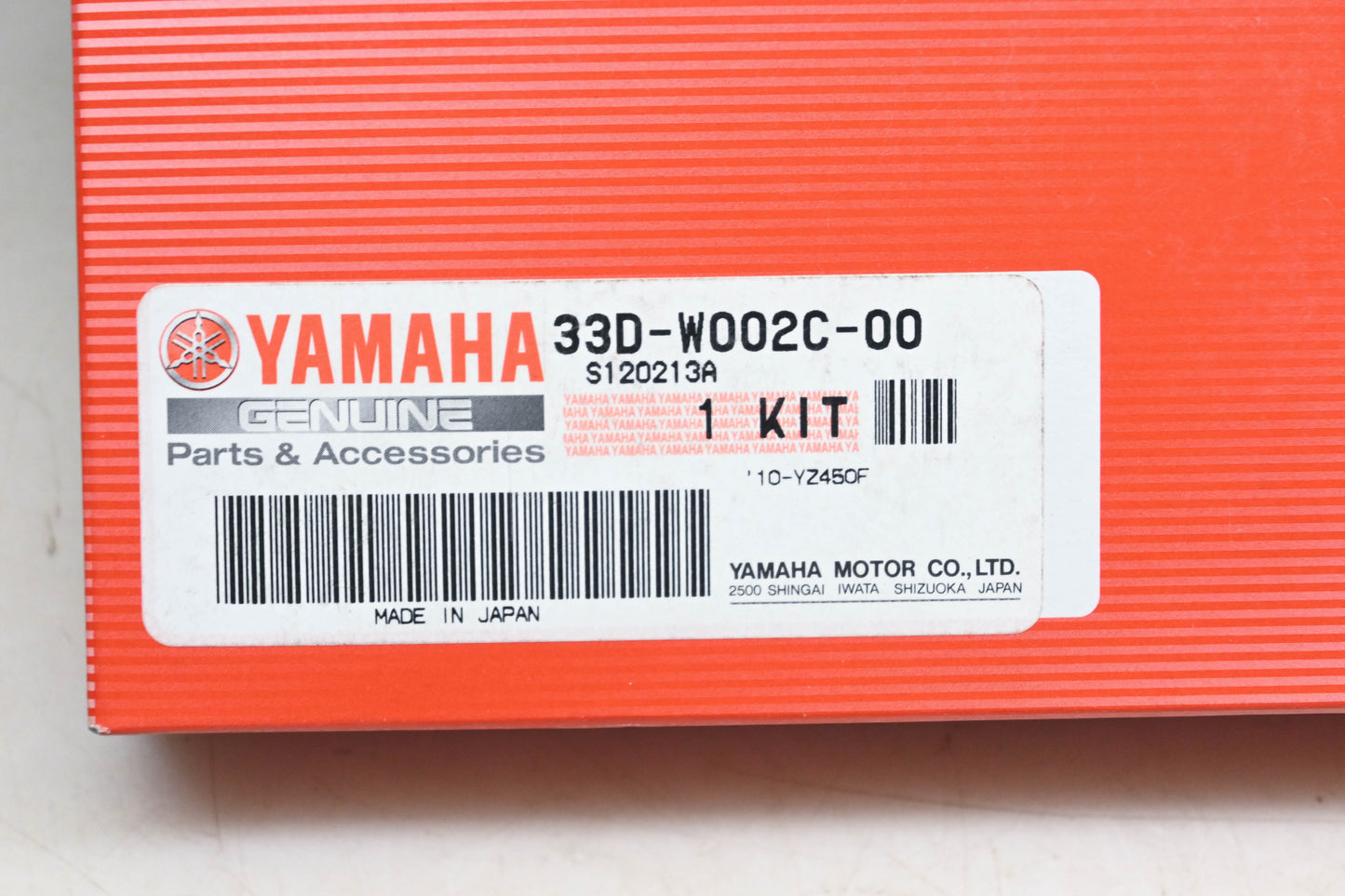 New OEM Yamaha 33D-W002C-00-00 Swing Arm Pivot Bearing Kit NOS
