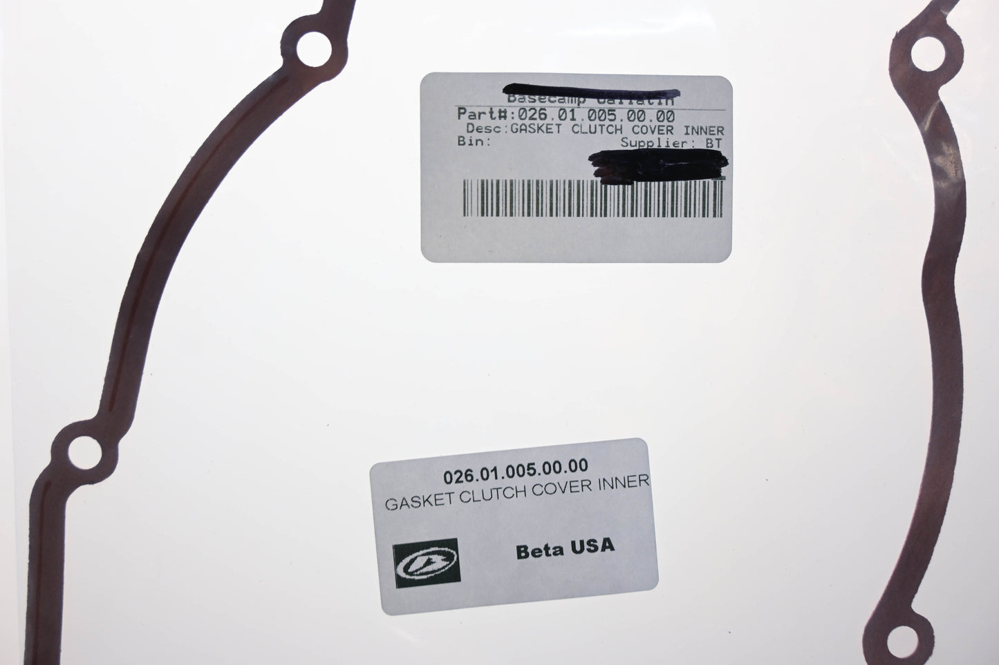 Beta 026.01.005.00.00, 026-010050-000 Clutch Cover Gasket NOS