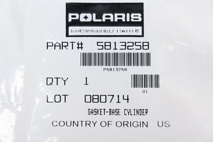 New OEM Polaris 5813258 Cylinder Base Gasket NOS