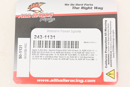 All Balls 243-1131, 50-1131 Upper A-Arm Bearing Seal Kit NOS