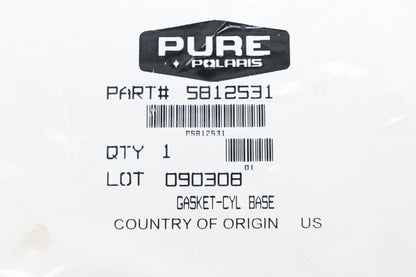New OEM Polaris 5812531 Cylinder Base Gasket NOS