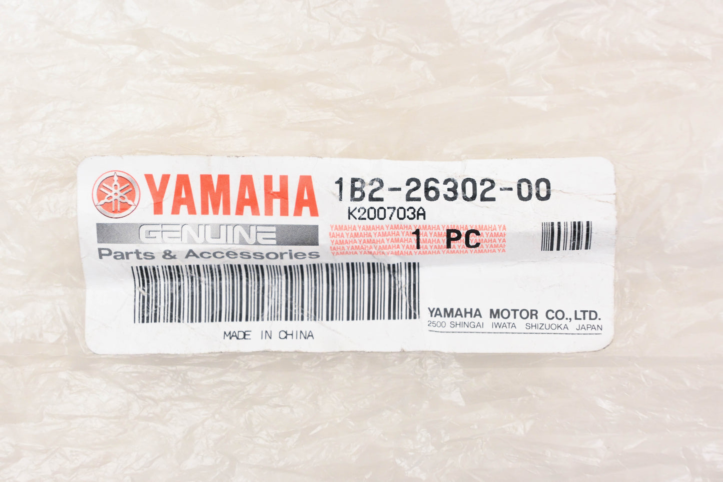 New OEM Yamaha 1B2-26302-00-00 Throttle Cable NOS
