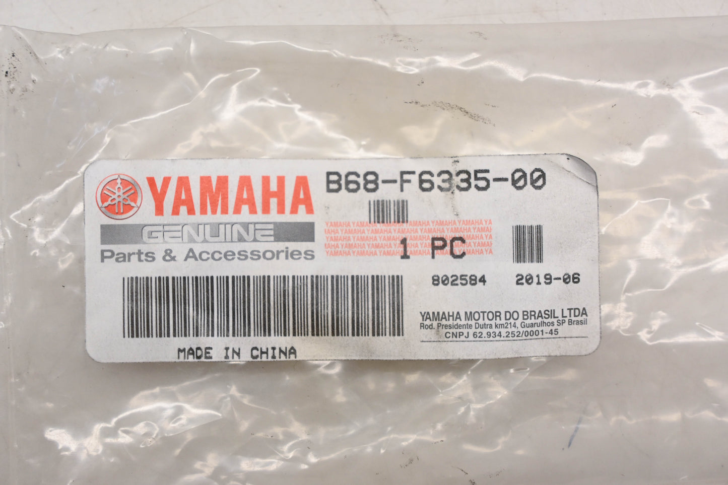 New OEM Yamaha B68-F6335-00-00 Clutch Cable NOS