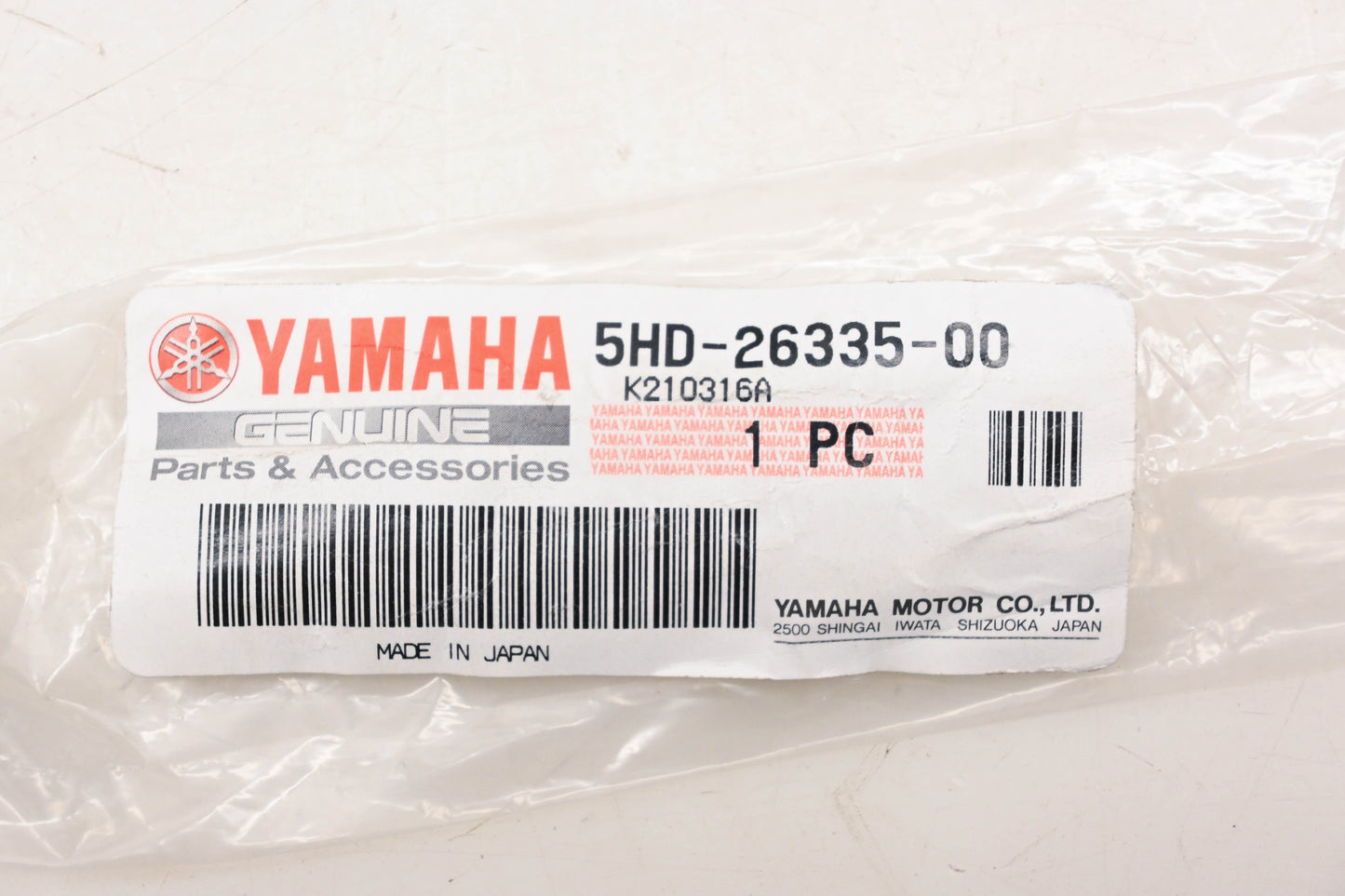 New OEM Yamaha 5HD-26335-00-00 Clutch Cable NOS