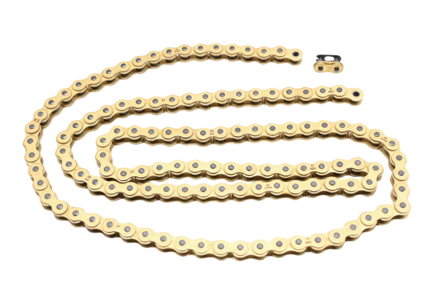 Pro Taper PT-415MX-120L, 021698 Gold MX 120 Link Chain Kit NOS