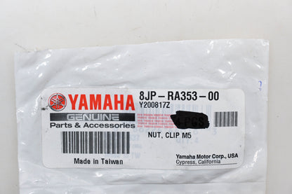 New OEM Yamaha 8JP-RA353-00-00 M5 Nut Clip NOS