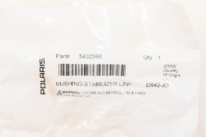 New OEM Polaris 5432598 Stabilizer Link Bushing NOS