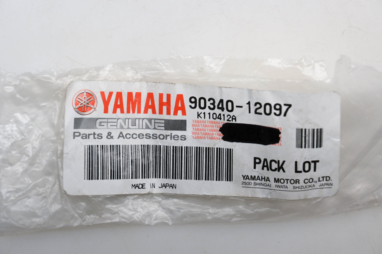 New OEM Yamaha 90340-12097-00 Oil Drain Plug NOS