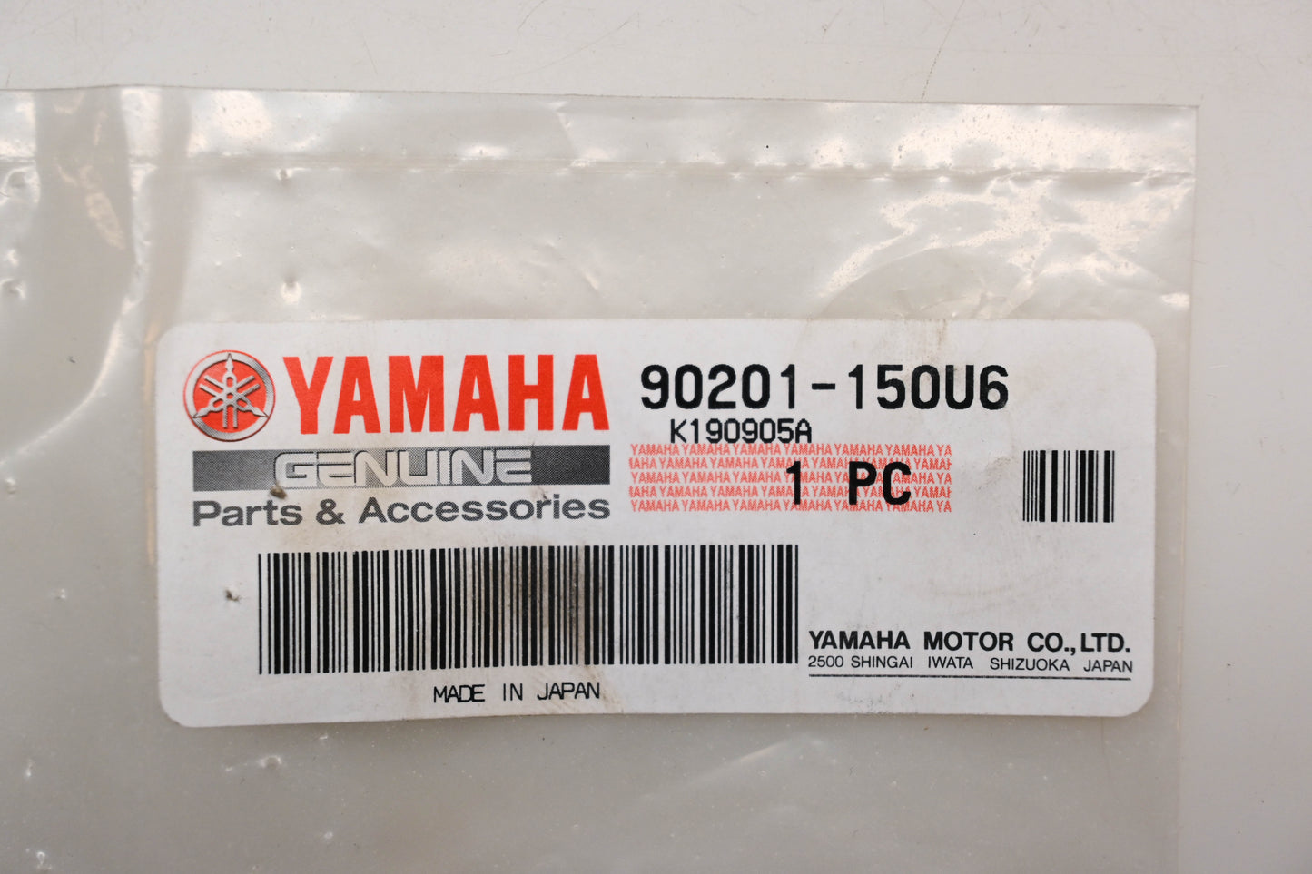 New OEM Yamaha 90201-150U6-00 Plate Washer NOS