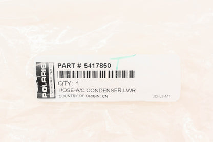 New OEM Polaris 5417850 Lower A/C Condenser Hose NOS
