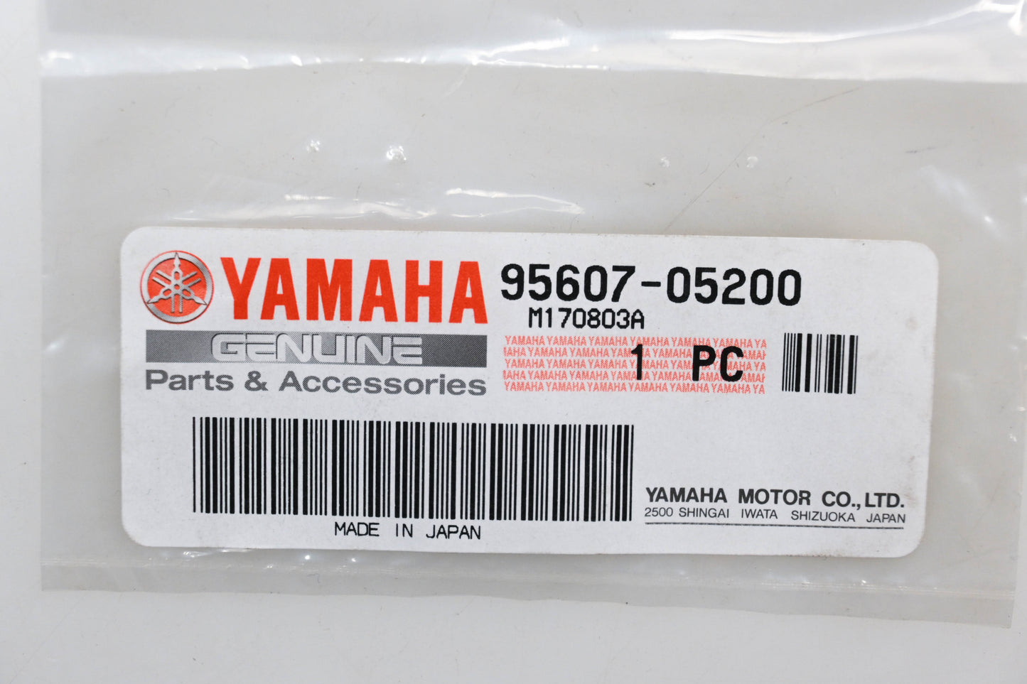 New OEM Yamaha 95607-05200-00 Self Locking Nut NOS