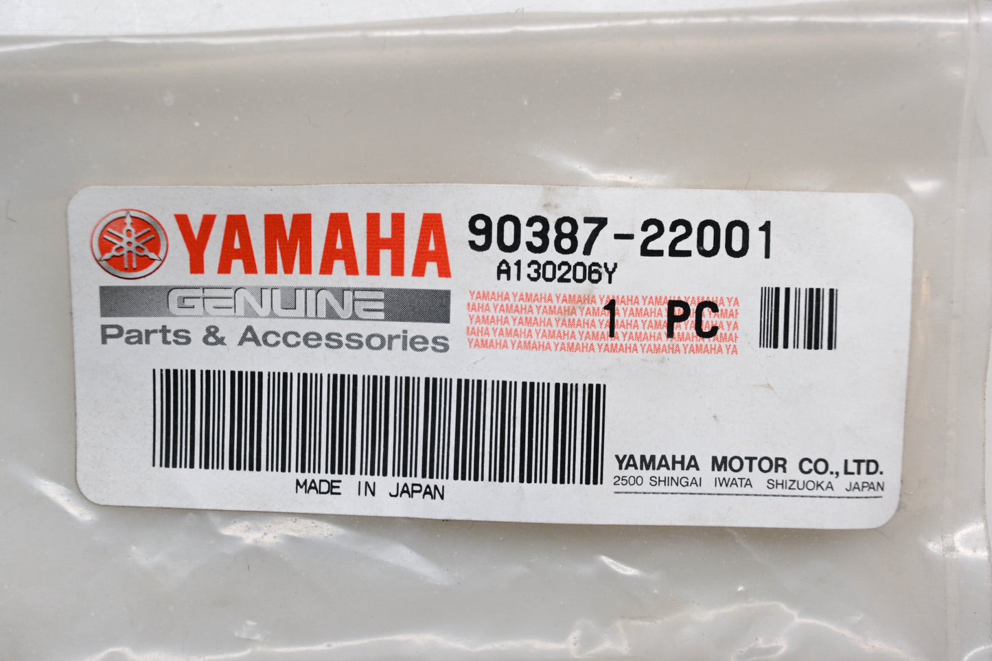 New OEM Yamaha 90387-22001-00 Drive Sprocket Collar NOS