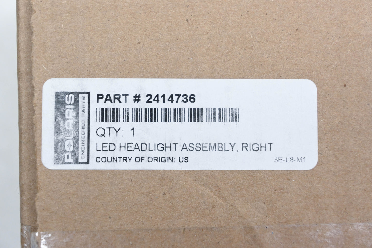 New OEM Polaris 2414736 Right LED Headlight NOS