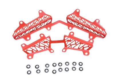 New OEM Polaris 2884979-293 Indy Red Hood Screen Kit NOS