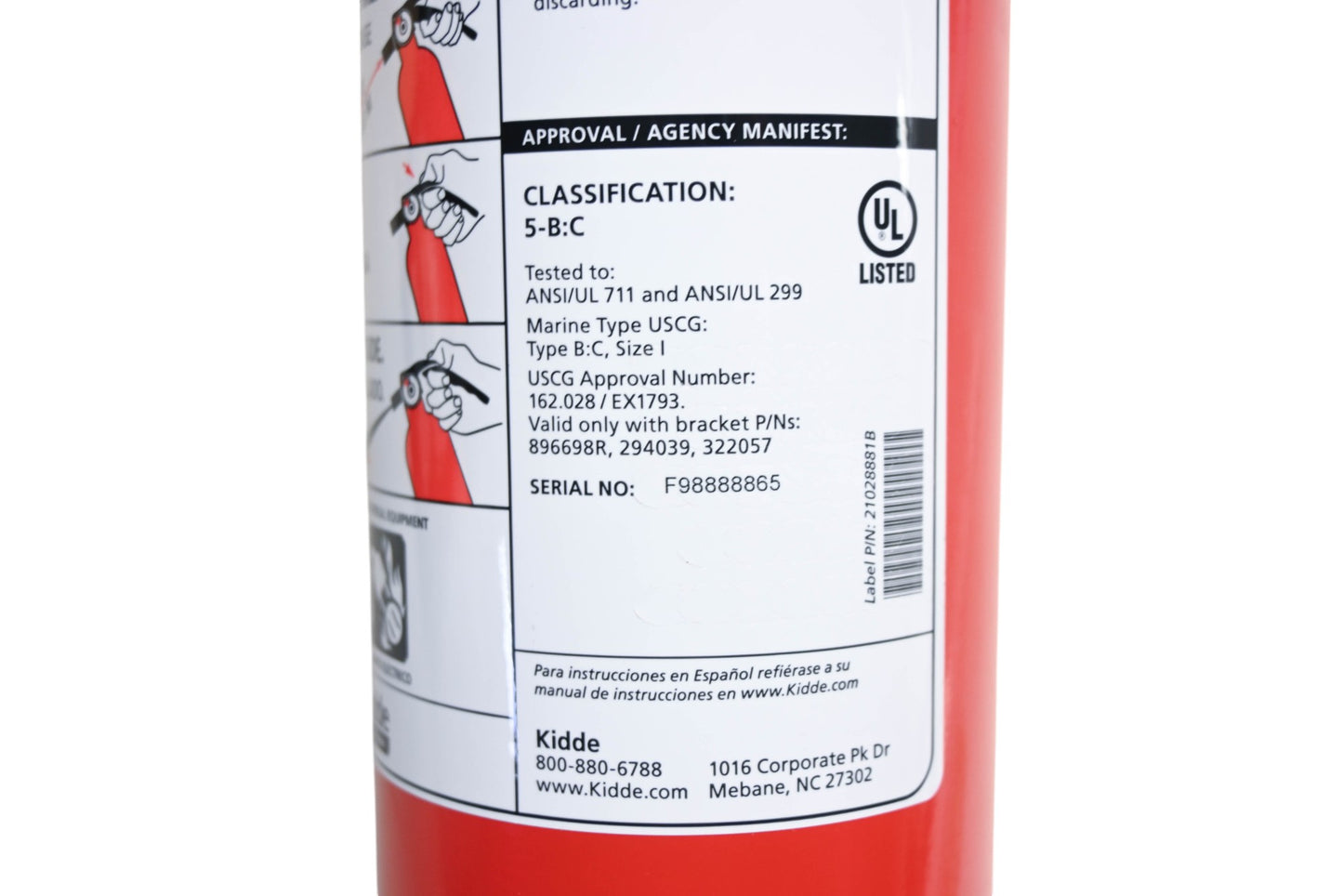 Assault 101005FE01212 Quick Release UTV Fire Extinguisher 1.75 Clamp Kit NOS