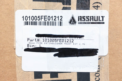 Assault 101005FE01212 Quick Release UTV Fire Extinguisher 1.75 Clamp Kit NOS