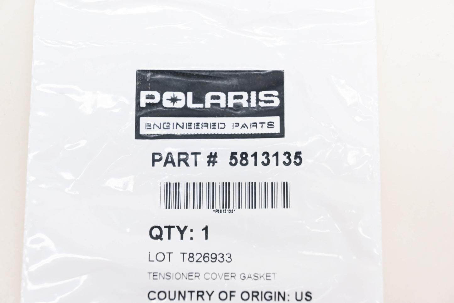 New OEM Polaris 5813135 Tensioner Cover Gasket NOS