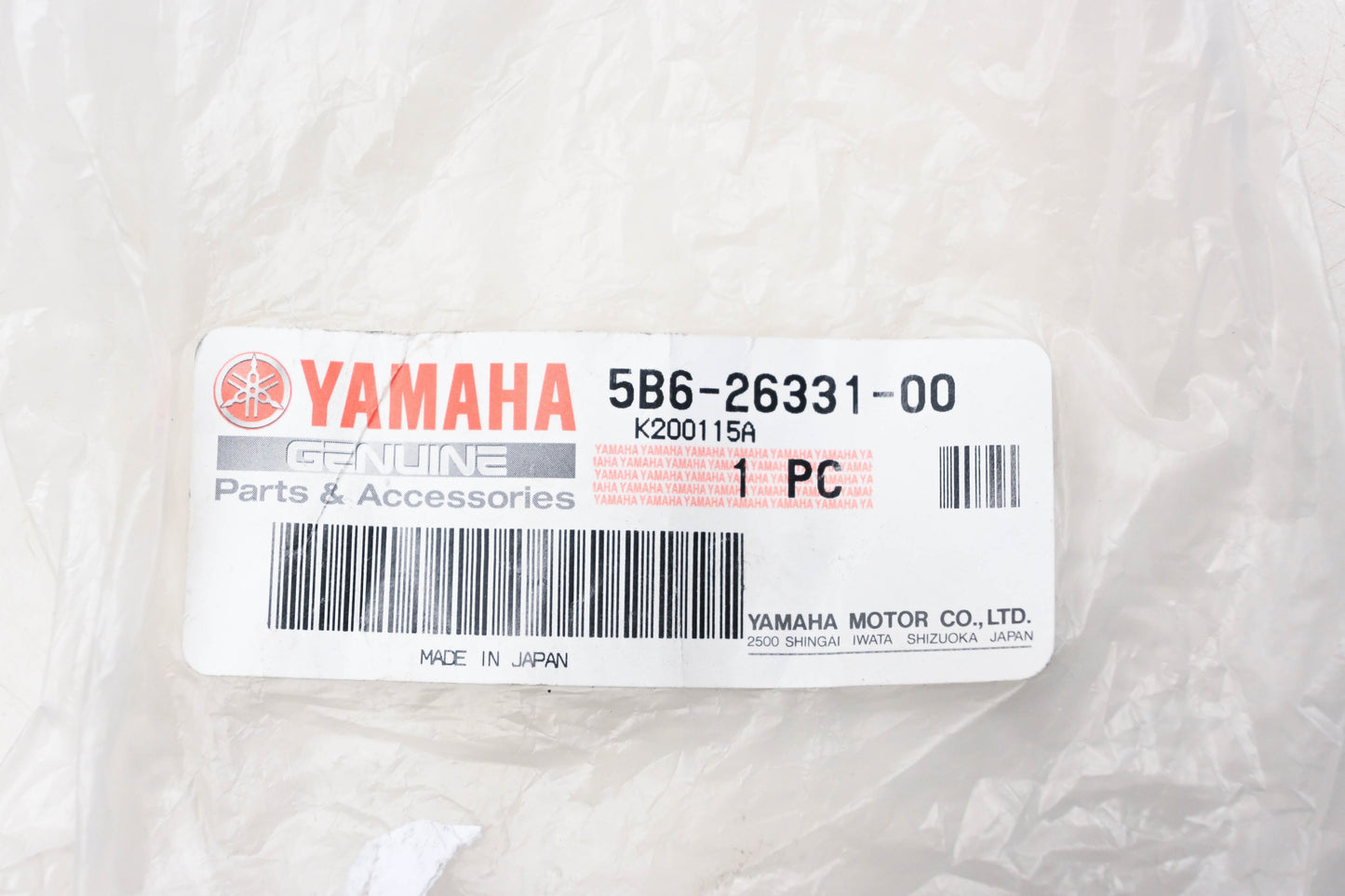 New OEM Yamaha 5B6-26331-00-00 Starter Choke Cable NOS