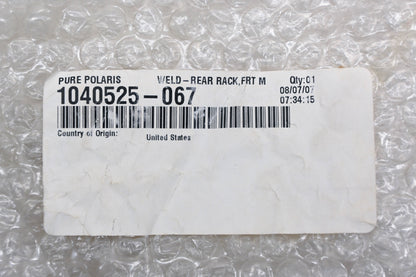 New OEM Polaris 1040525-067 Black Right Rear Rack Mount Bracket NOS