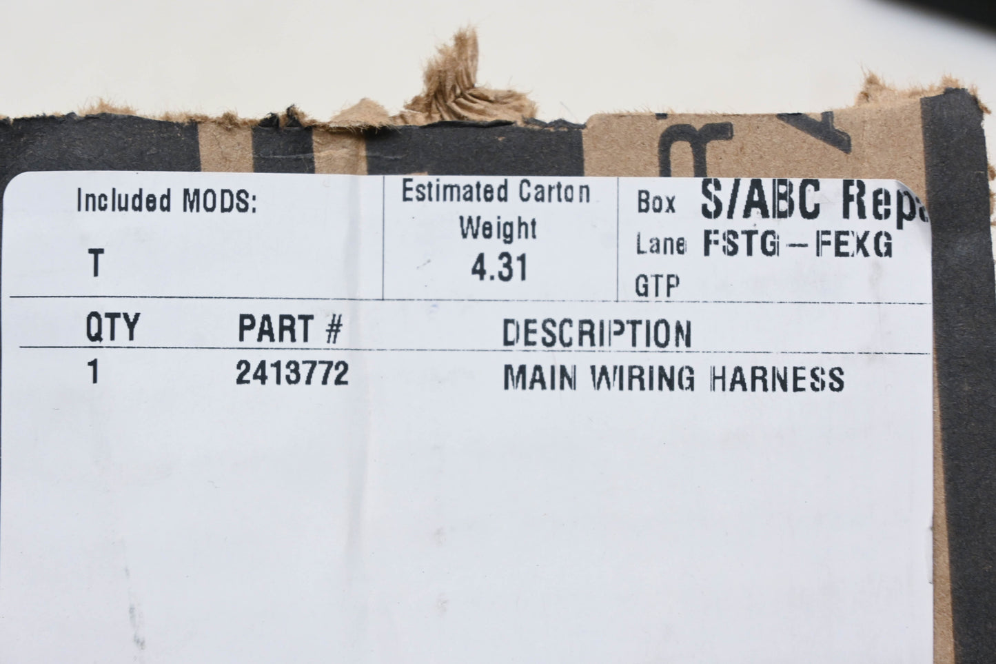 New OEM Polaris 2413772 Main Wiring Harness NOS