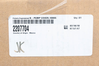 New OEM Polaris 2207704 Pump Cover Kit NOS