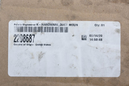 New OEM Polaris 2208687 Duct Mount Hardware Kit NOS