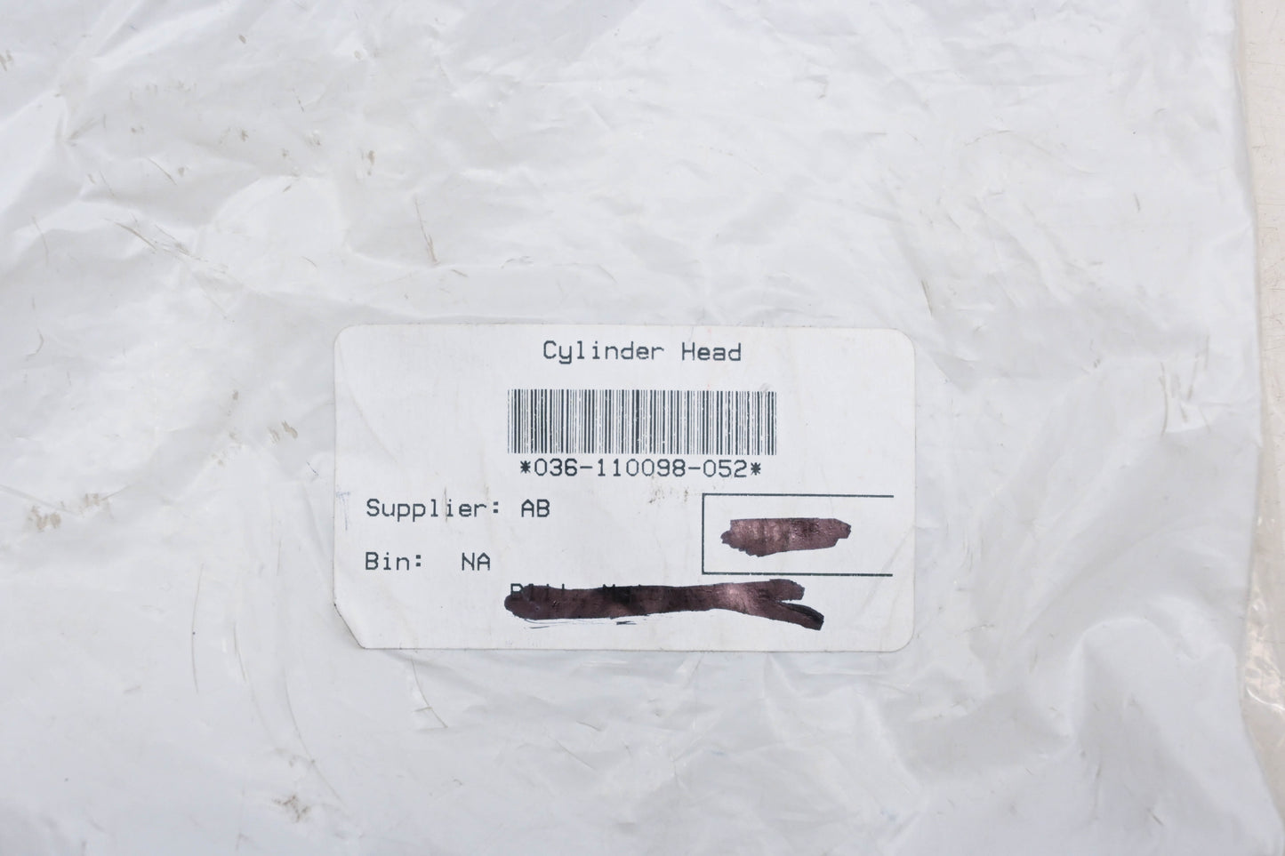 Beta 036-110098-052, 036.11.009.80.52 Cylinder Head NOS