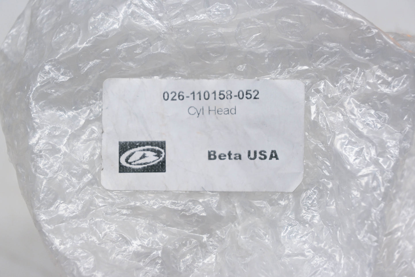 Beta 026-110158-052, 026.11.015.80.52 Cylinder Head NOS