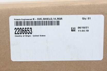 New OEM Polaris 2206653 Exhaust Pipe Guard Plate NOS