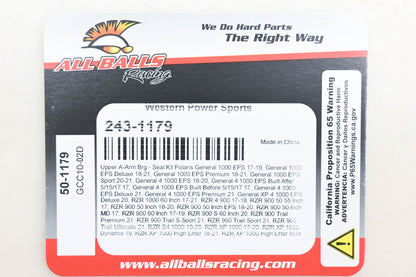 All Balls 243-1179, 50-1179 Upper A-Arm Bearing Kit NOS