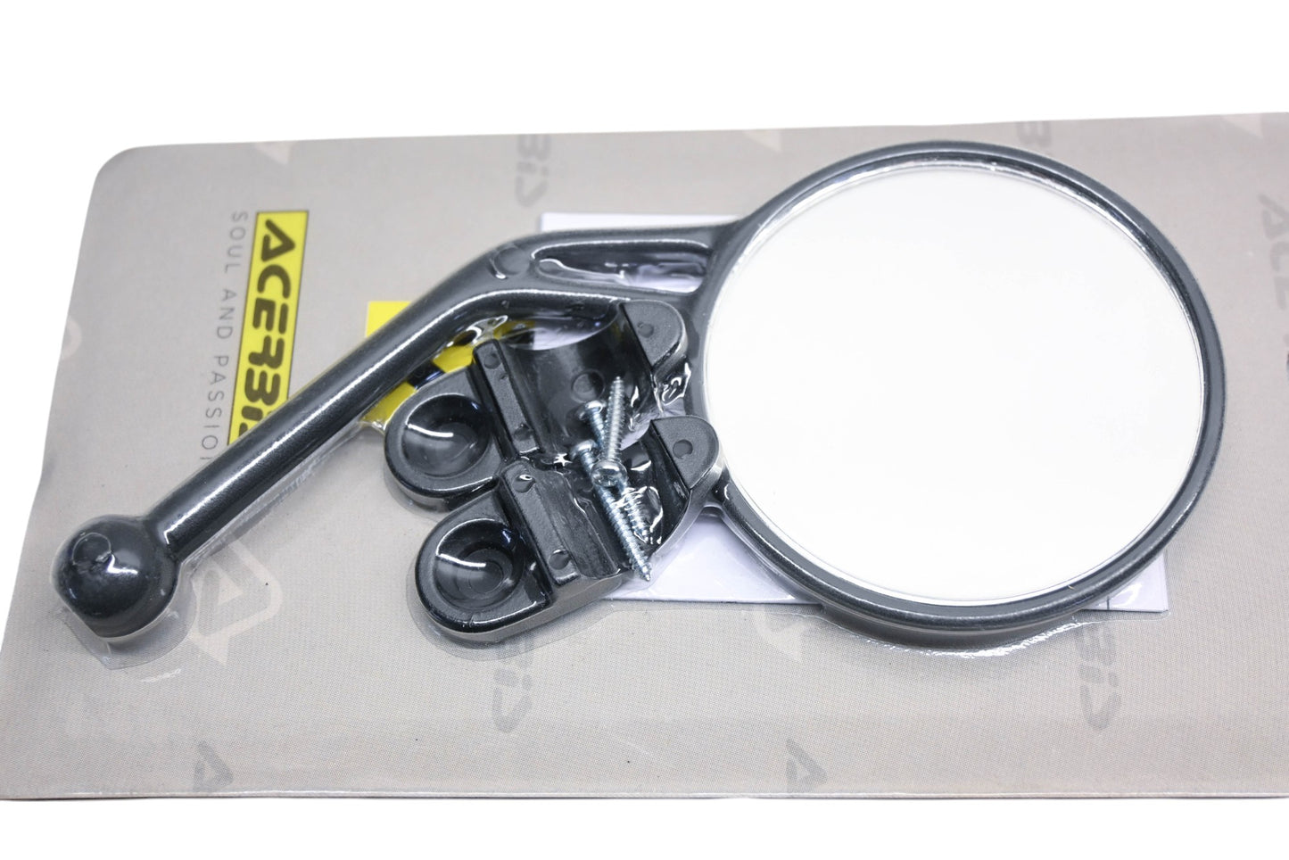 Acerbis 0000587.090, 2043580001, 1605-8705 Black Righthand Side Mirror Kit NOS